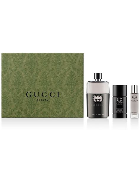 macy's gucci guilty gift set|gucci guilty unisex.